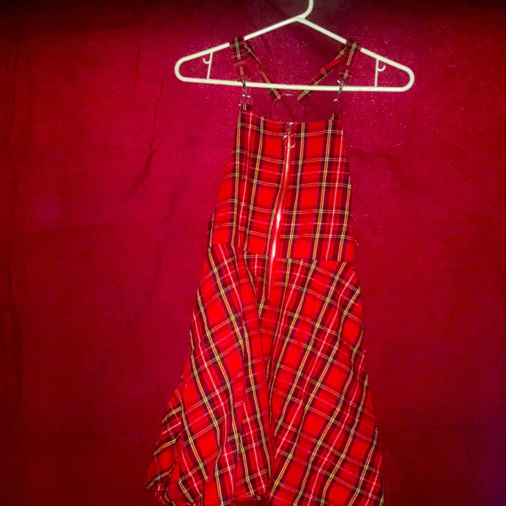 plaid dress from hotTopic